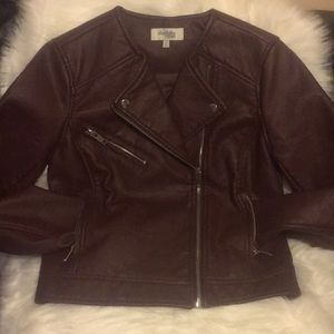 Burgundy Charlotte Russe  jacket (size s)